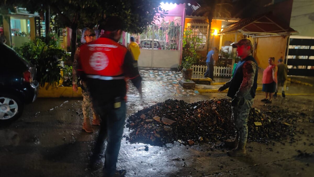 Coordinan acciones tras intensa lluvia en Córdoba