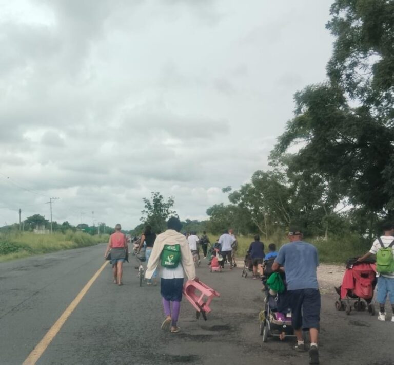 Caravana migrante “Jesucristo” avanza a Córdoba