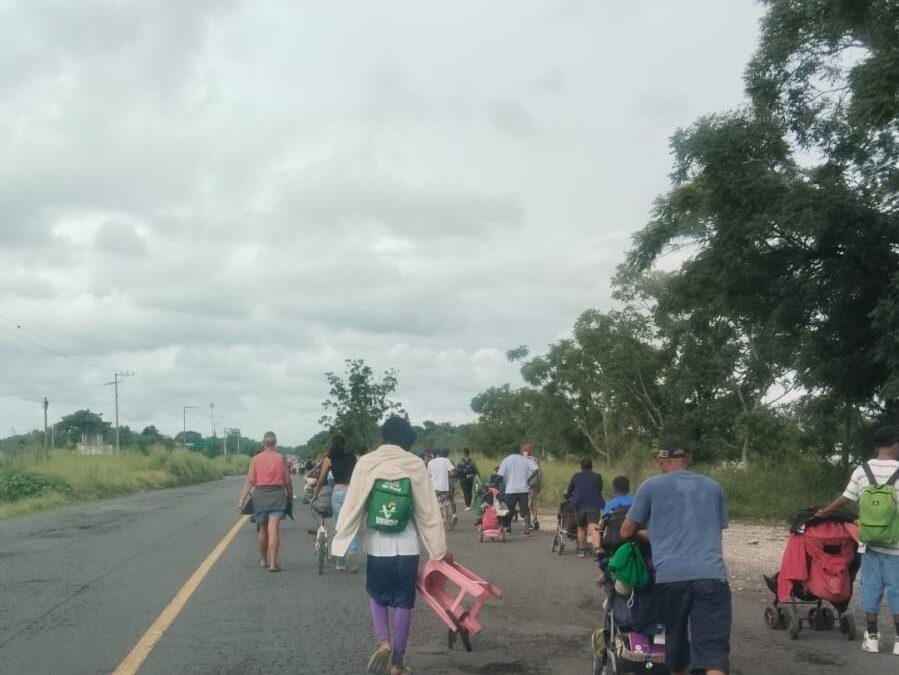 Caravana migrante “Jesucristo” avanza a Córdoba
