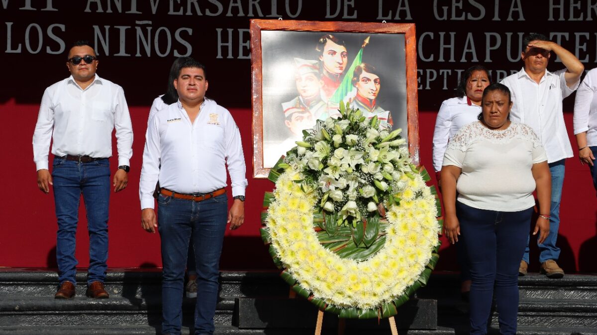 EN IXTAC, CONMEMORAN GESTA HEROICA DE CHAPULTEPEC