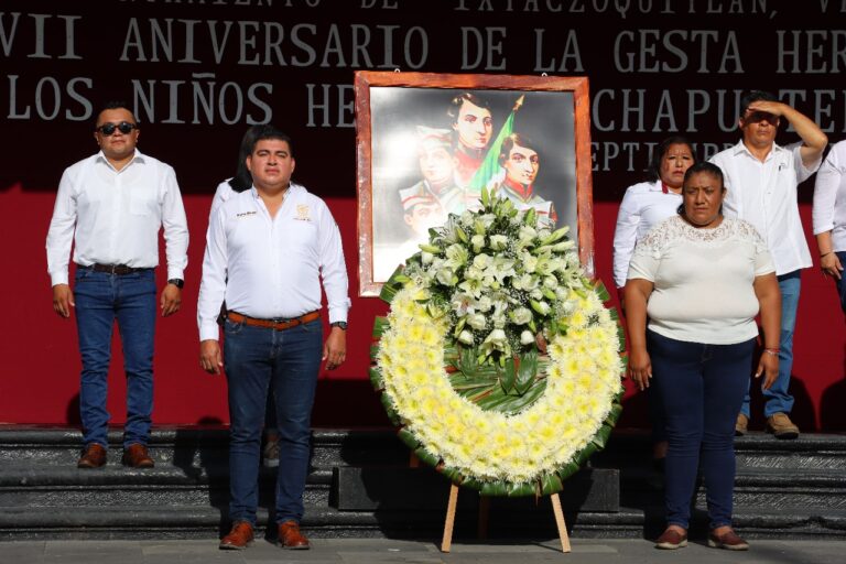 EN IXTAC, CONMEMORAN GESTA HEROICA DE CHAPULTEPEC