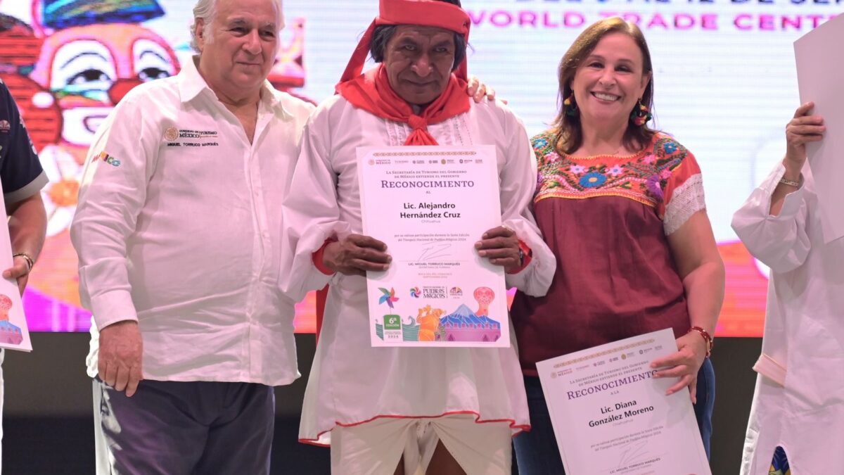 CLAUSURAN ROCÍO NAHLE Y MIGUEL TORRUCO TIANGUIS NACIONAL DE PUEBLOS MÁGICOS VERACRUZ 2024