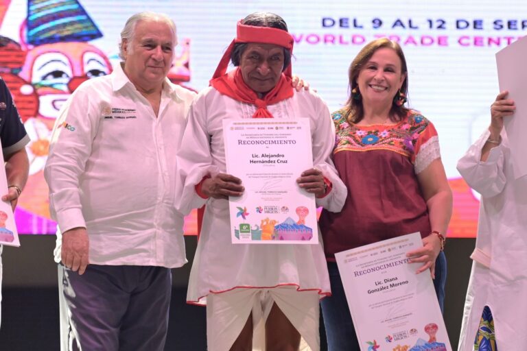 CLAUSURAN ROCÍO NAHLE Y MIGUEL TORRUCO TIANGUIS NACIONAL DE PUEBLOS MÁGICOS VERACRUZ 2024