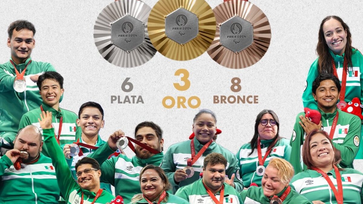 México finaliza en el lugar 30 del medallero general en los XVII Juegos Paralímpicos París 2024