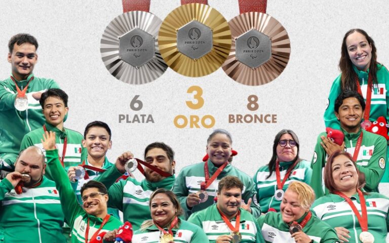 México finaliza en el lugar 30 del medallero general en los XVII Juegos Paralímpicos París 2024