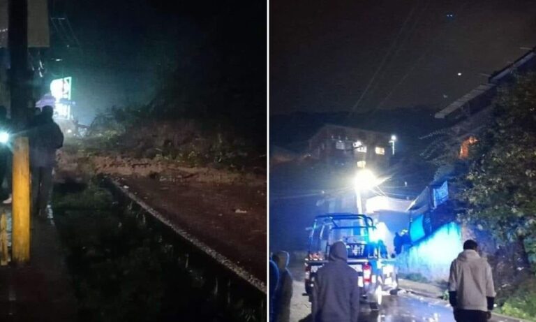 Se desgaja cerro en Jilotzingo, Edomex; sepulta casas