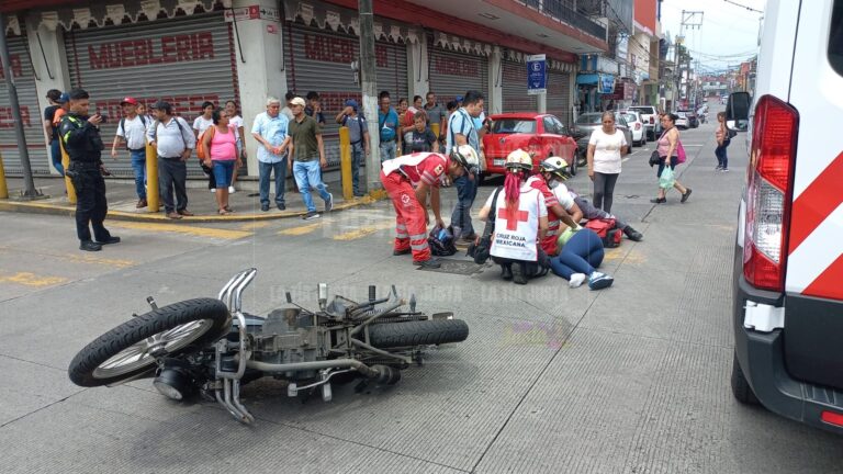 Una lesionada en choque