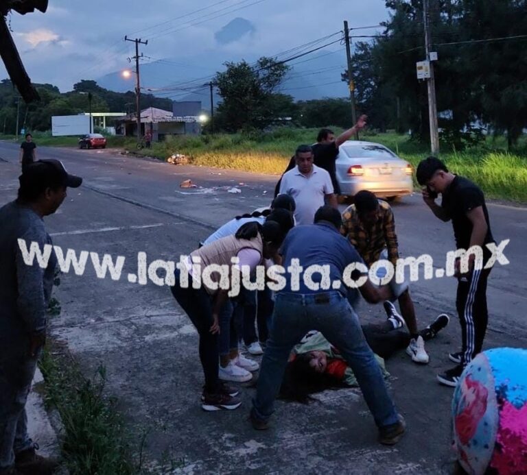 MUERE MENOR EN EL HRRB TRAS SER ATROPELLADA SOBRE LA CARRETERA FEDERAL 150 ORIZABA- TEHUACÁN A LA ALTURA DE LAS DONCELLAS.