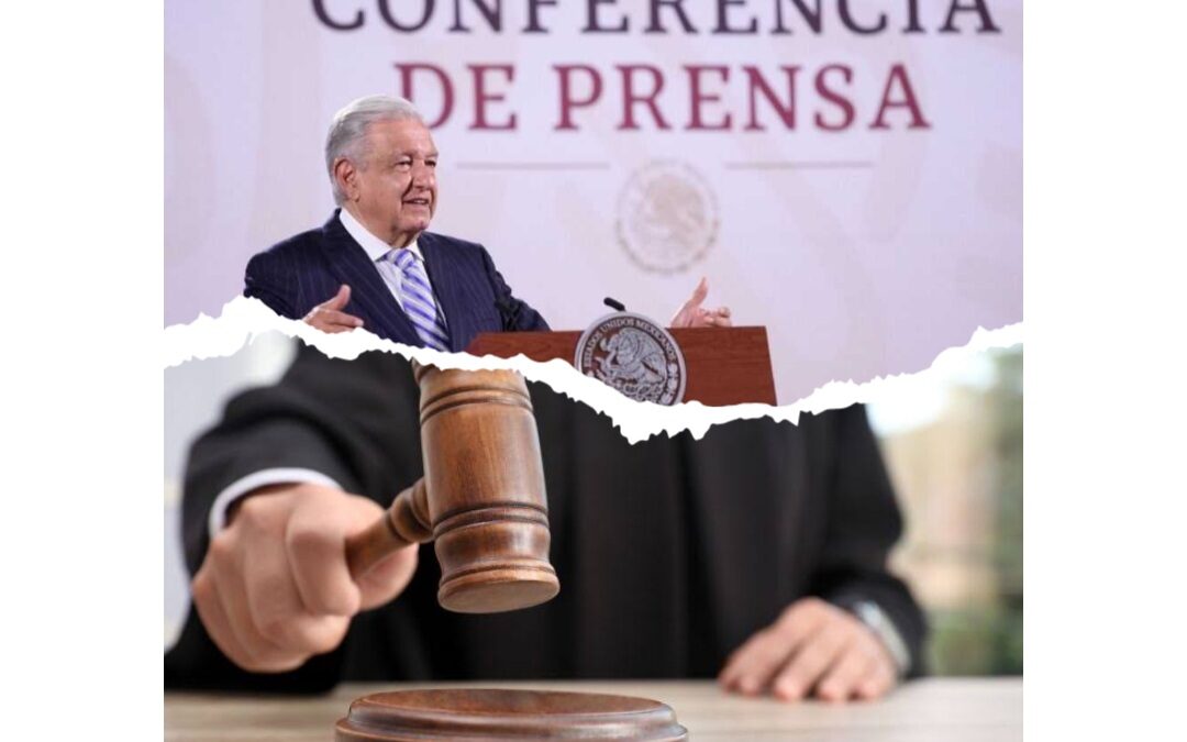 AMLO SEÑALA QUE JUECES ACTUARON DE MANERA IRRESPONSABLE Y CONTRADICTORIA” AL QUERER FRENAR LA REFORMA AL PJ CON SUSPENSIONES.