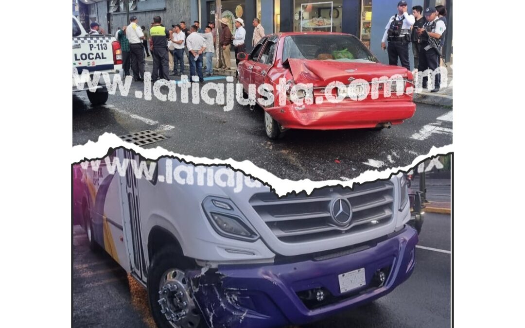 ACCIDENTE EN COLONIA CENTRO DE ORIZABA.