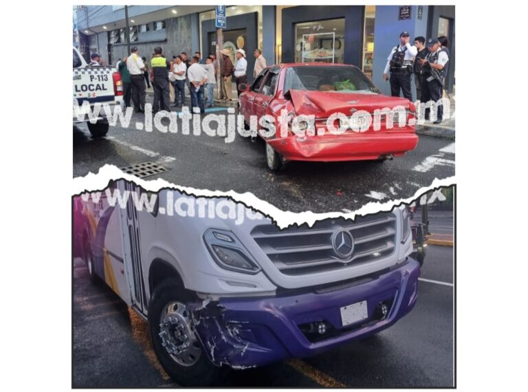 ACCIDENTE EN COLONIA CENTRO DE ORIZABA.