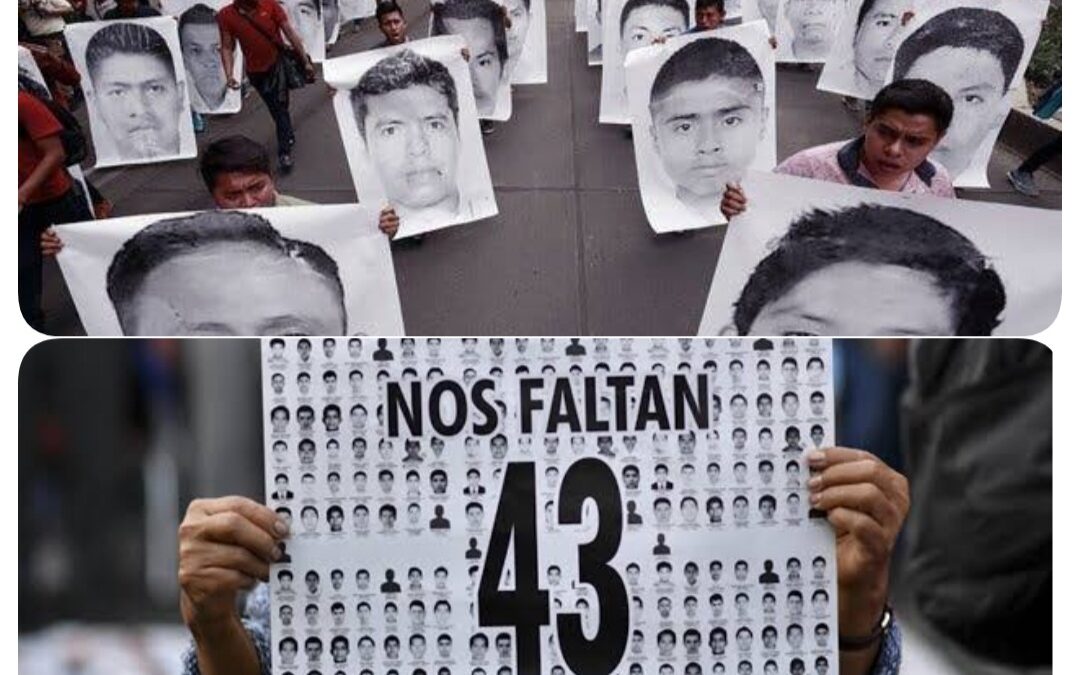 SE CONMEMORA EL DÉCIMO ANIVERSARIO DE LA DESAPARICIÓN DE LOS 43 NORMALISTAS DE AYOTZINAPA.