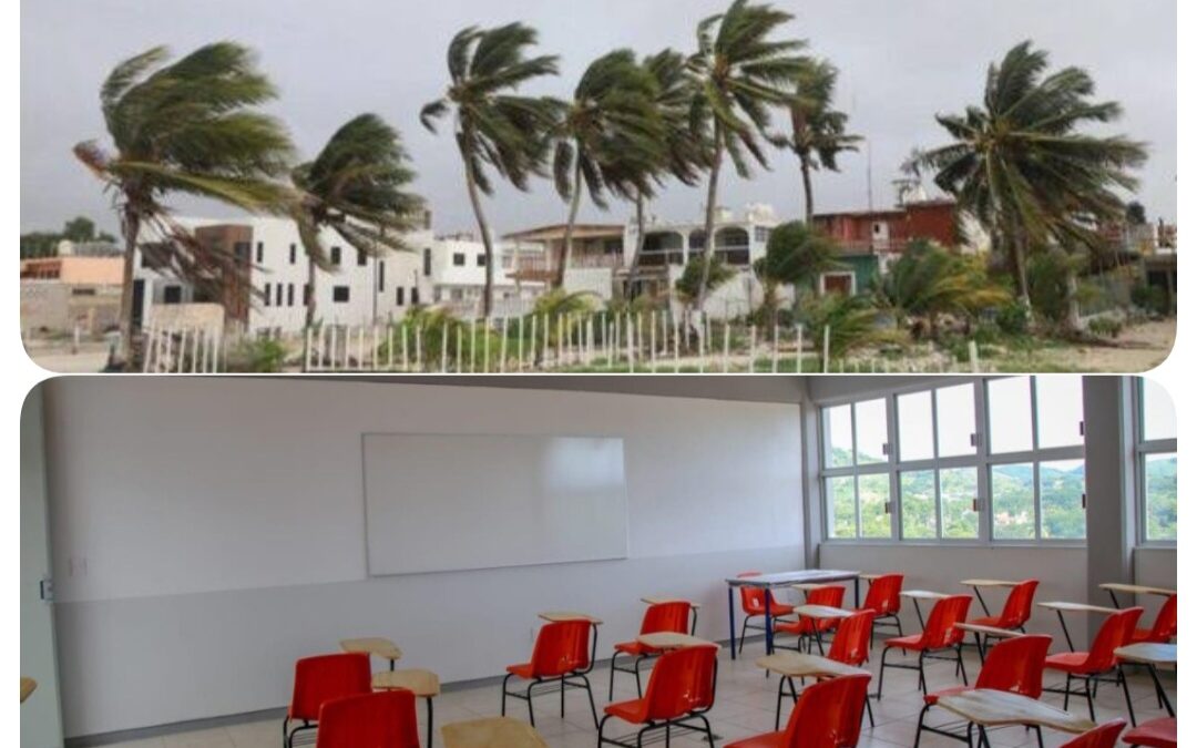 POR TORMENTA TROPICAL ‘JOHN’ SUSPENDEN CLASES EN GUERRERO.