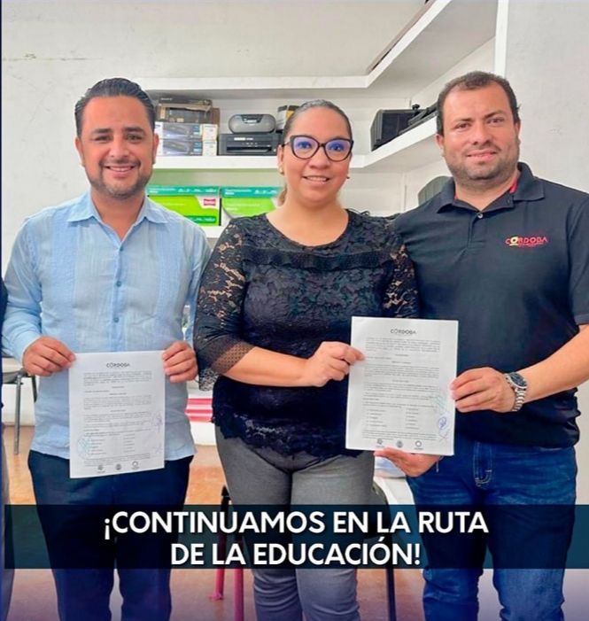 Firman acuerdo Red Educativa México y Ayuntamiento de Córdoba