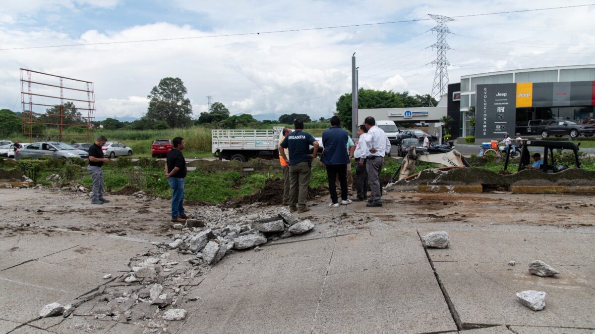 Restringen Boulevard Tratados de Córdoba para camiones pesados