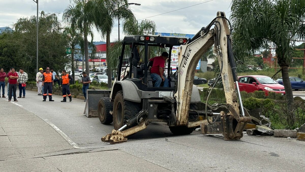 Coordina Obras Públicas trabajos de rehabilitación en el Tratados de Córdoba