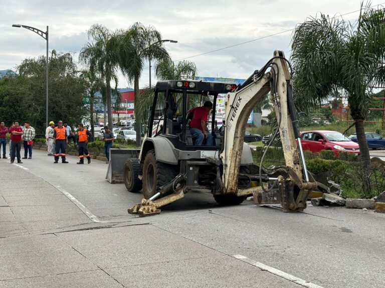 Coordina Obras Públicas trabajos de rehabilitación en el Tratados de Córdoba