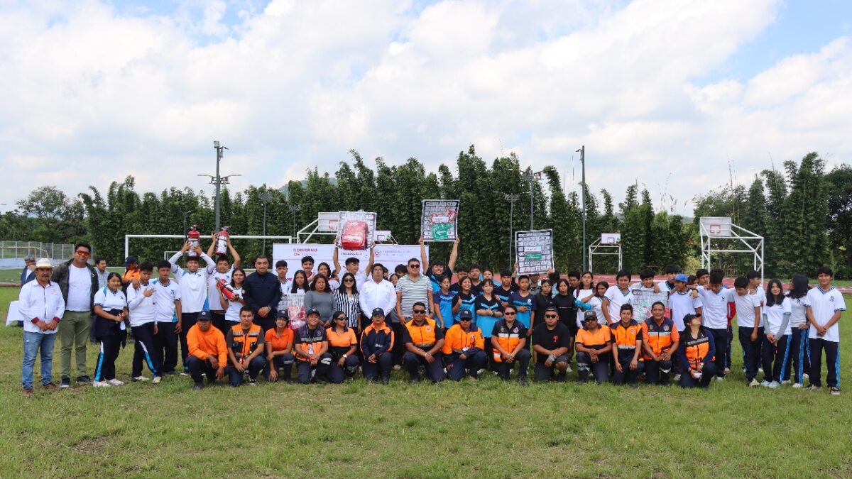 REALIZA IXTACZOQUITLÁN, PRIMER RALLY DE PROTECCIÓN CIVIL.