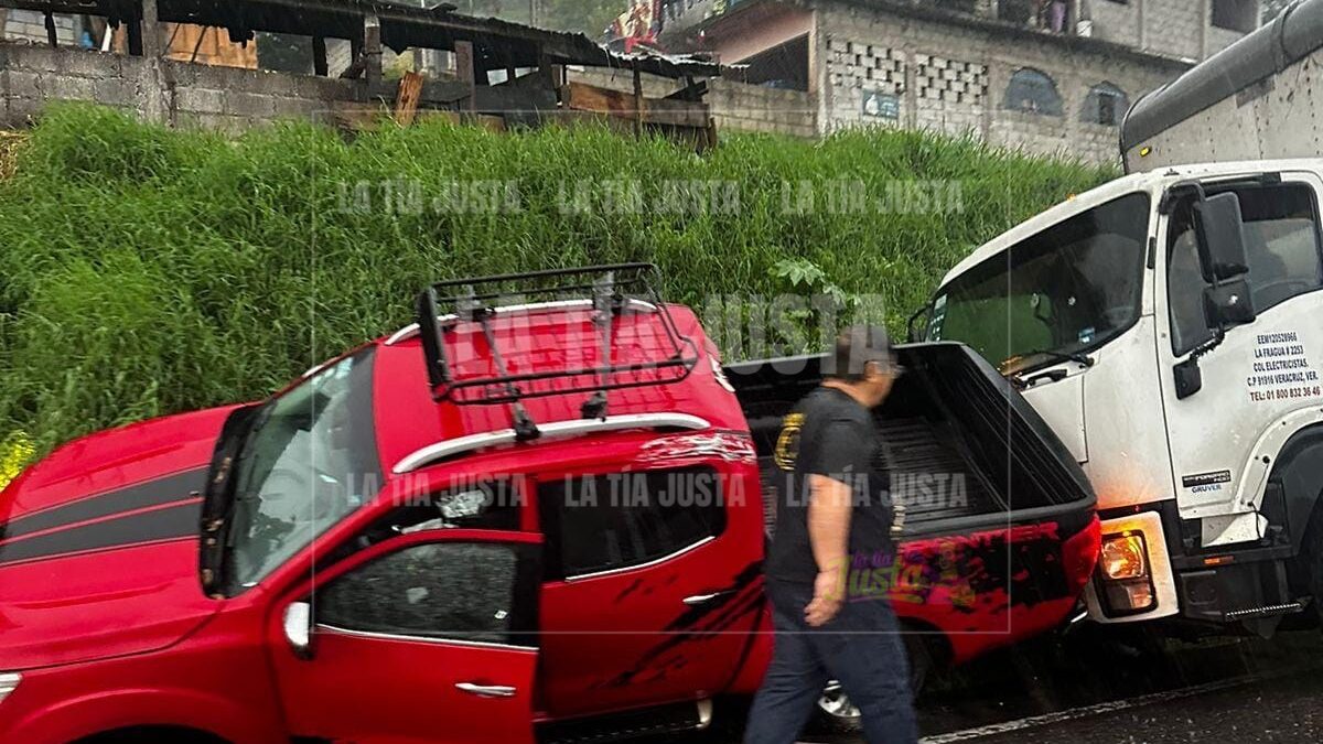 Carambola en la Autopista 150D Orizaba-Puebla