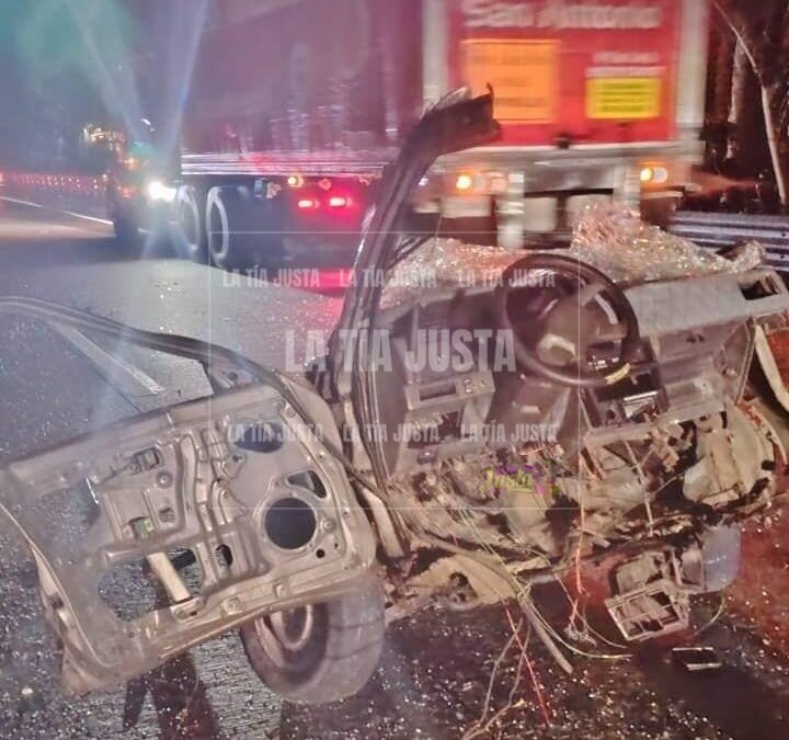 Aparatoso accidente en la Córdoba-Orizaba