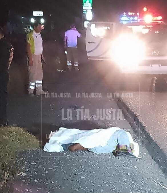 HOMBRE DE LA TERCERA EDAD MUER3 ATROPELLADO
