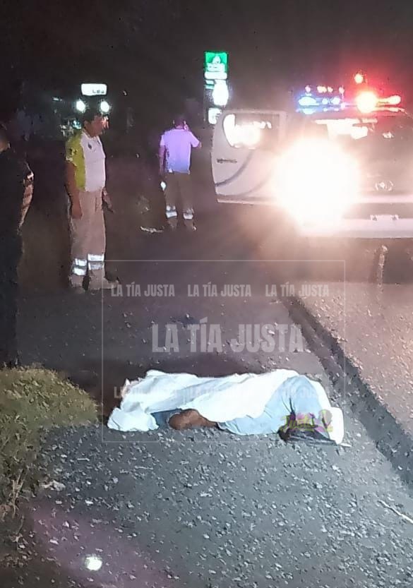 HOMBRE DE LA TERCERA EDAD MUER3 ATROPELLADO