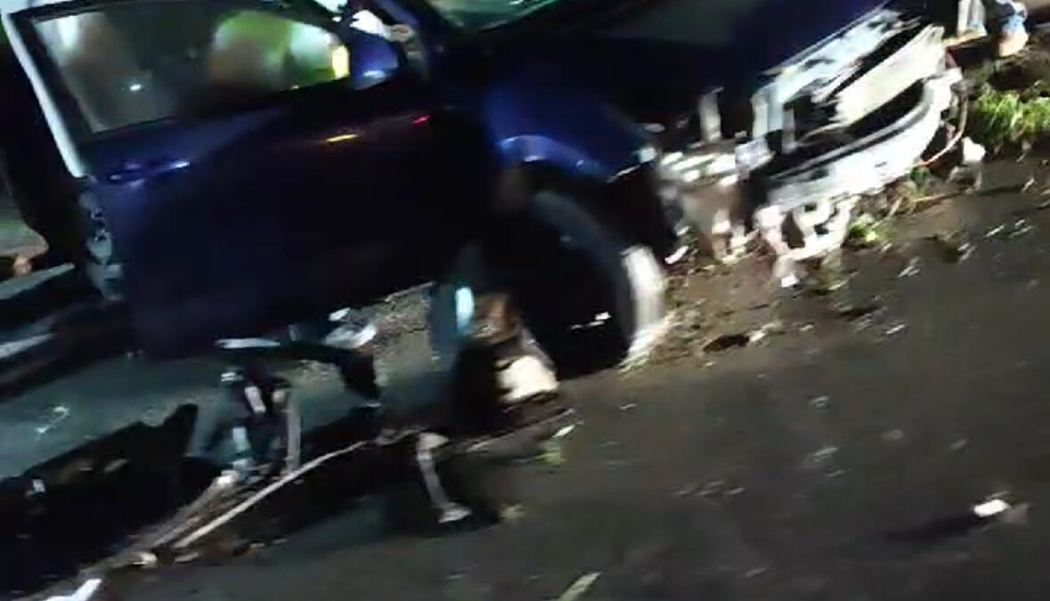 TRES LESIONADOS EN ACCIDENTE