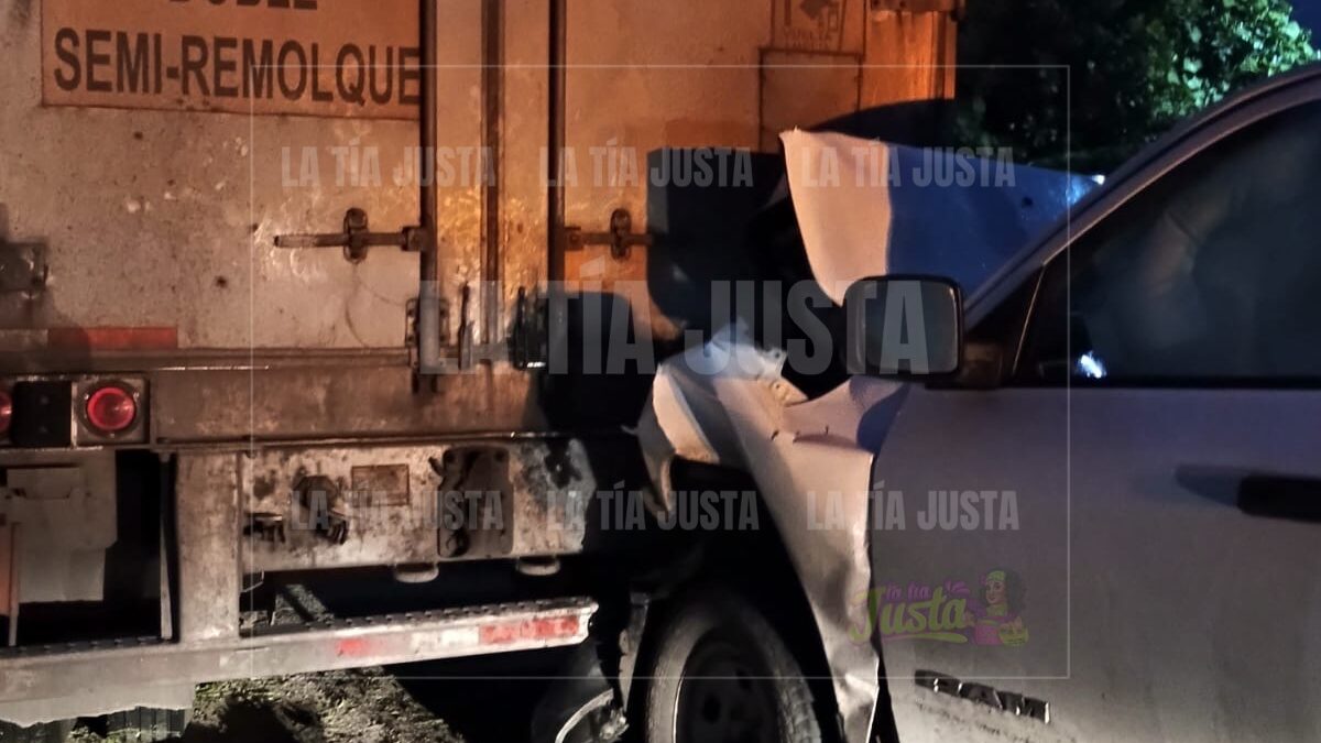 RAM SE IMPACTA CONTRA TRACTOCAMIÓN