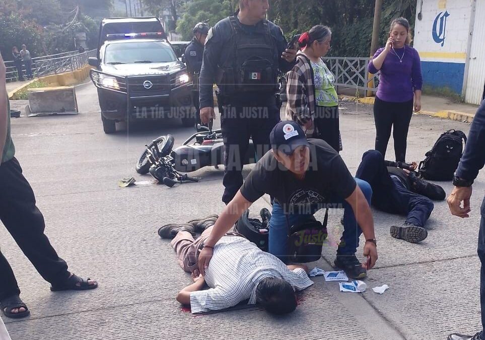 Policía del IPAX atropella a ciclista en Rafael Delgado
