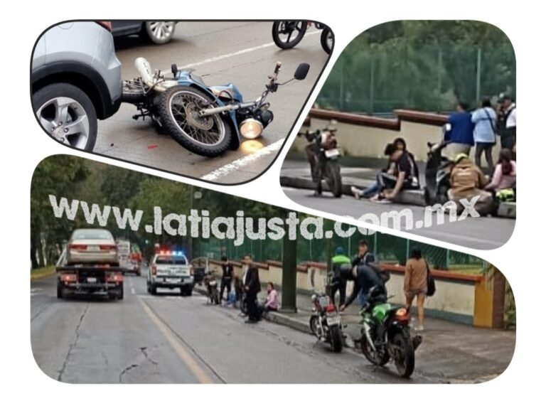 SE REGISTRAN DOS ACCIDENTES SOBRE LA AVENIDA CRI CRI DURANTE ESTA MAÑANA LLUVIOSA DE LUNES, EN ORIZABA.