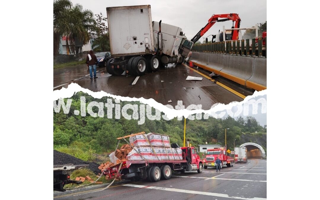 SE REGISTRAN 2 ACCIDENTES SOBRE LA AUTOPISTA PUEBLA-CÓRDOBA; UNO EN LAS CUMBRES DE MALTRATA Y OTRO EN CÓRDOBA.