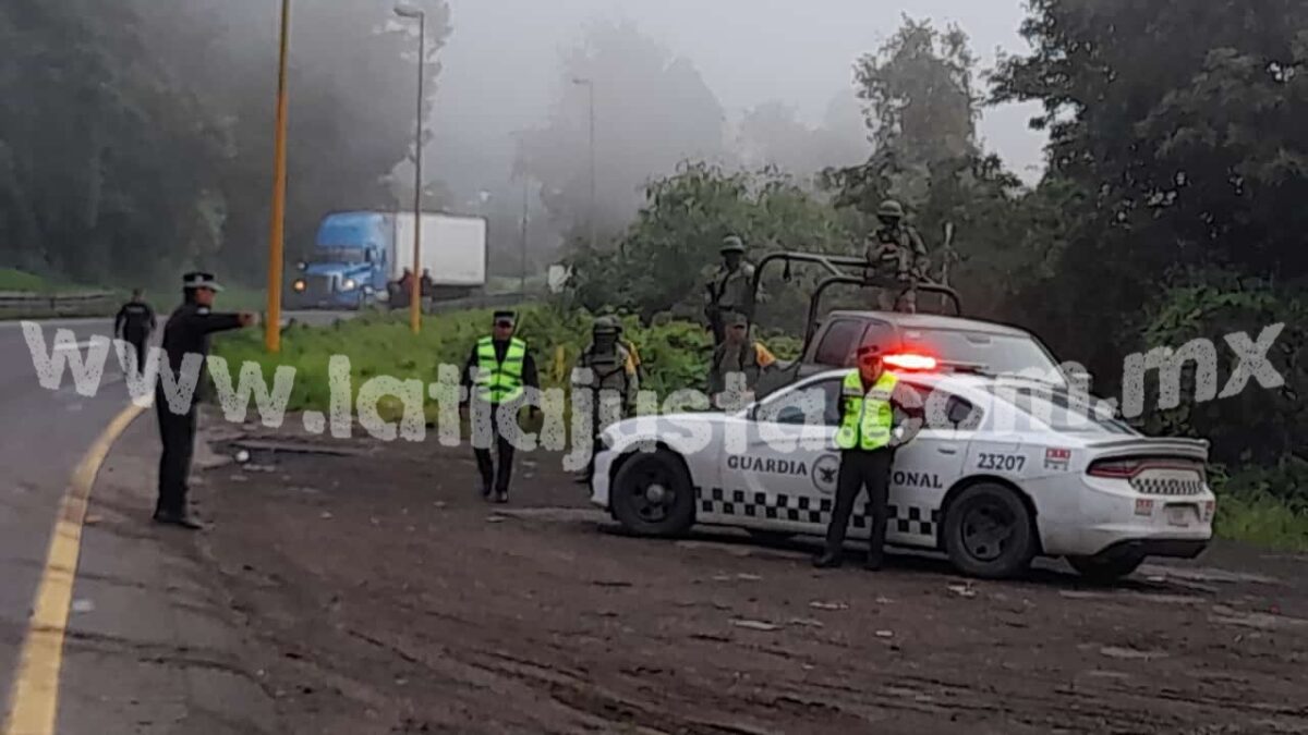 CERRADA TOTALMENTE LA CIRCULACIÓN VEHICULAR DE LA AUTOPISTA 150D ORIZABA- PUEBLA POR DERRUMBE.