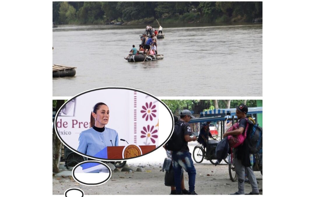 TRAS COMIENZO DEL GOBIERNO DE LA PRESIDENTA CLAUDIA SHEINBAUM Y REGLAS DE EE.UU. EN MÉXICO SE DISPERSA A MIGRANTES DE LA FRONTERA SUR.