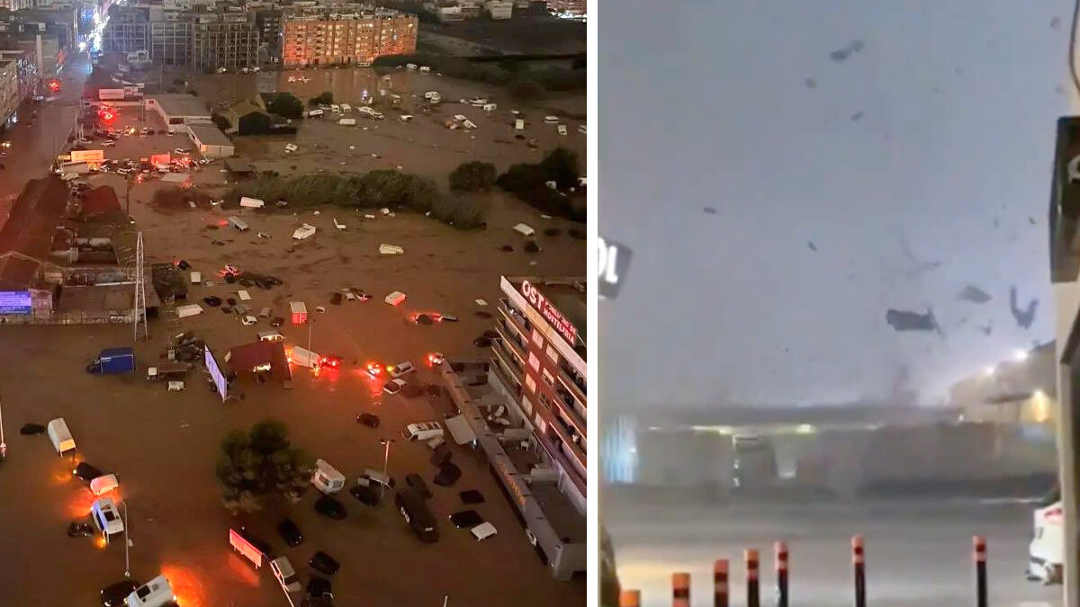La DANA golpea a España: lluvias torrenciales y tornados dejan muertos y desaparecidos