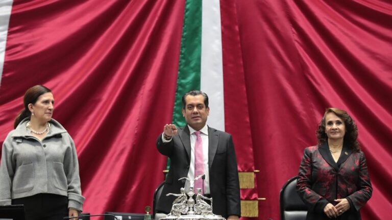 Sergio Gutiérrez Luna rinde protesta como presidente de la Cámara de Diputados