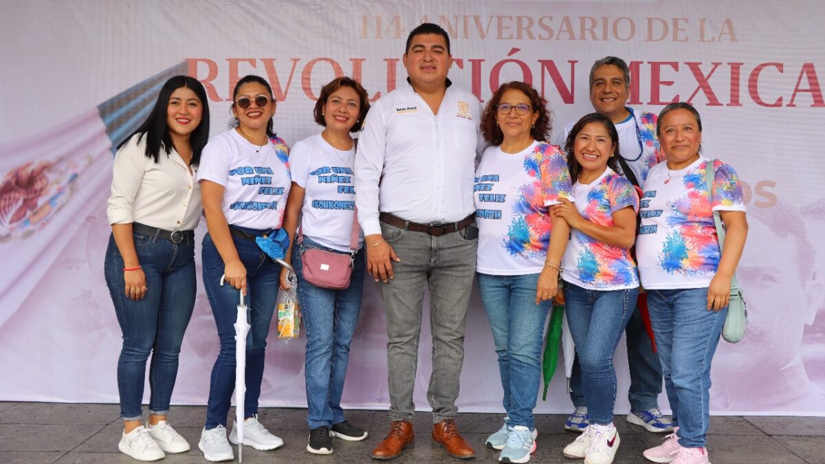 CONMEMORAN EN IXTACZOQUITLÁN, ANIVERSARIO DE LA REVOLUCIÓN MEXICANA