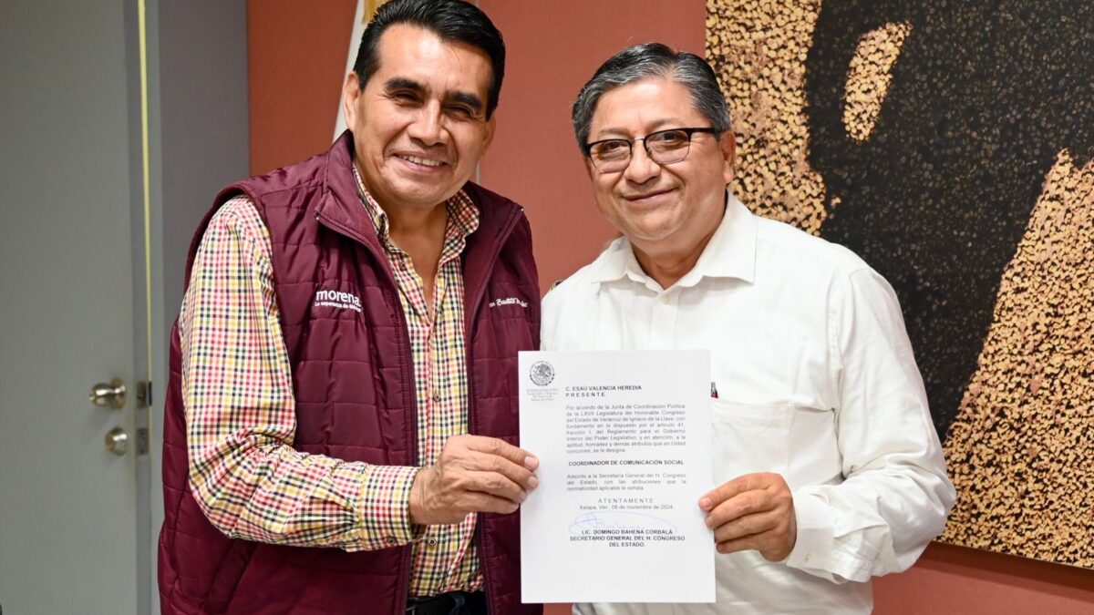 Esaú Valencia, nuevo coordinador de Comunicación Social del Congreso
