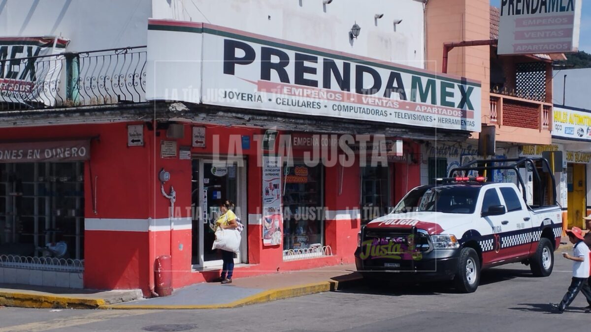 Robo en Prendamex de Río Blanco