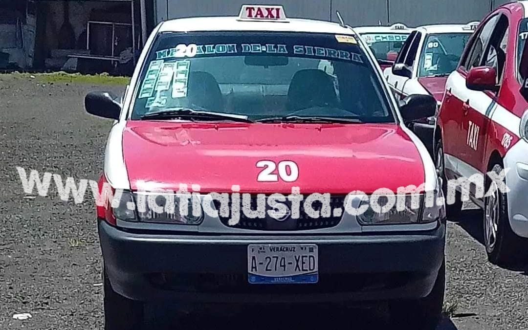 ROBAN TAXI DE MALTRATA EN RÍO BLANCO.