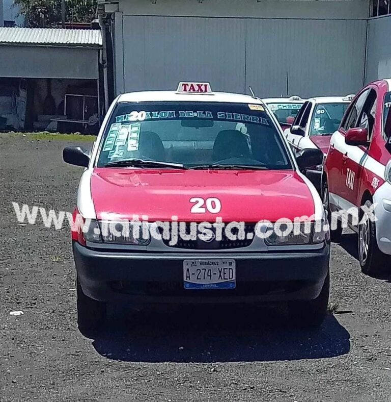 ROBAN TAXI DE MALTRATA EN RÍO BLANCO.
