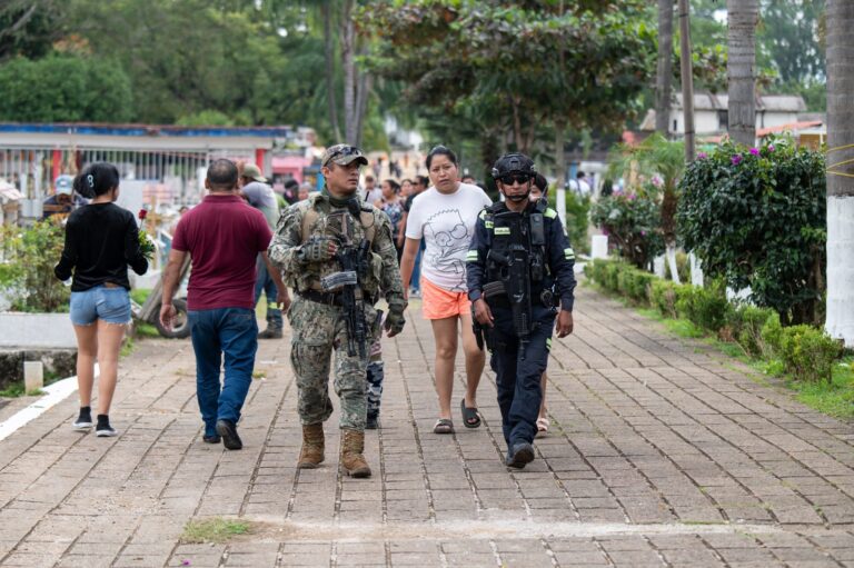 Coordinan esfuerzos en operativo para el inicio de Día de Muertos y Todos Santos