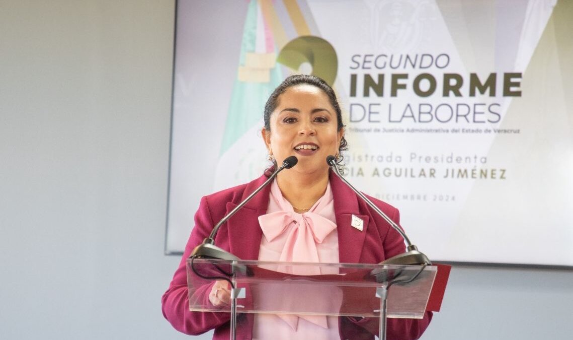 TRIJAEV, dos años de avances en justicia administrativa en Veracruz: Leticia Aguilar Jiménez