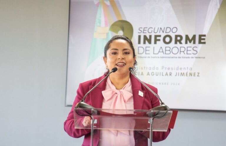 TRIJAEV, dos años de avances en justicia administrativa en Veracruz: Leticia Aguilar Jiménez