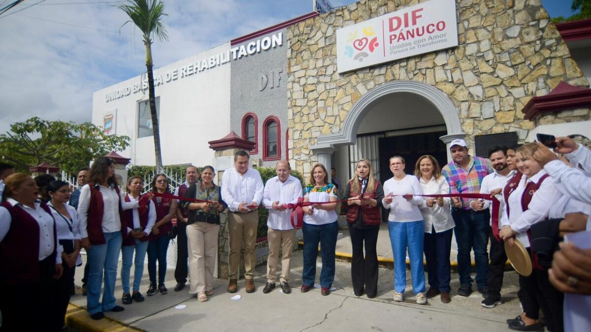 Inaugura la Gobernadora Unidad Básica de Rehabilitación y el IMM