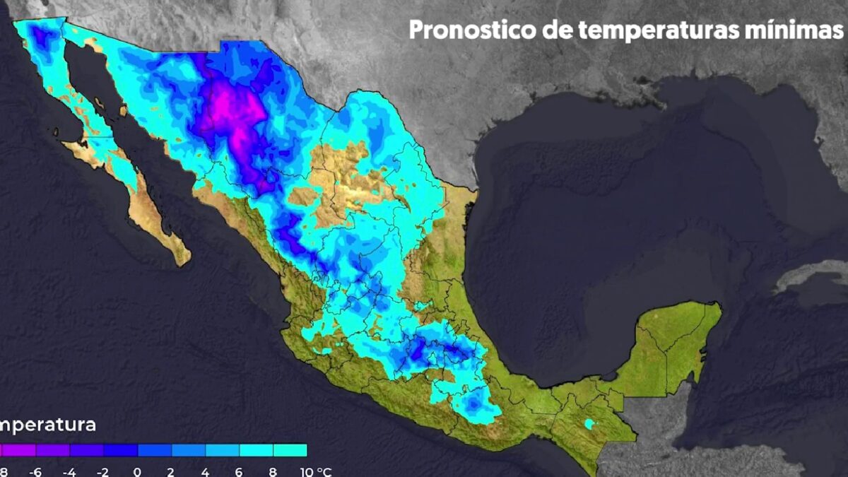 Nuevo frente frío causará bajas temperaturas la siguiente semana en México