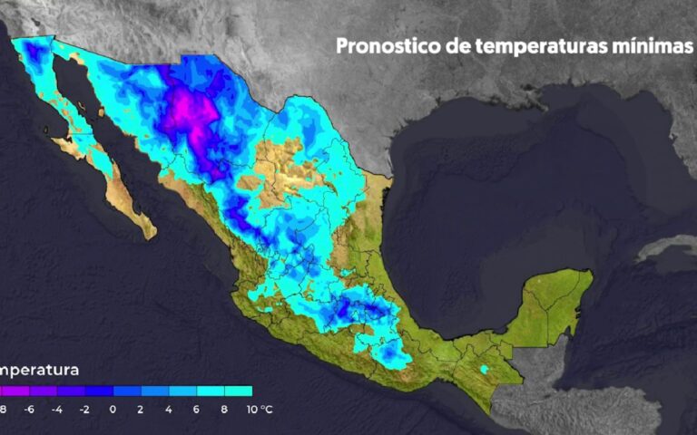 Nuevo frente frío causará bajas temperaturas la siguiente semana en México