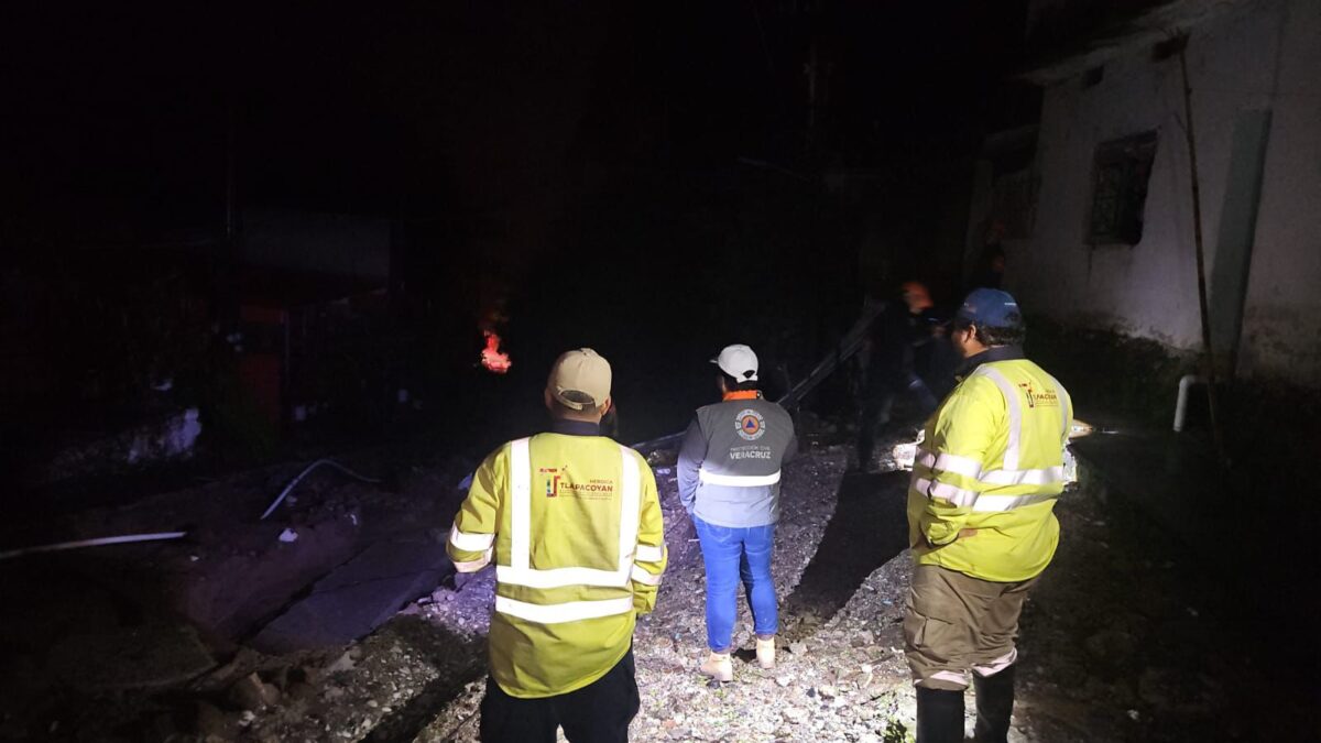Mantiene Protección Civil atención en Tlapacoyan