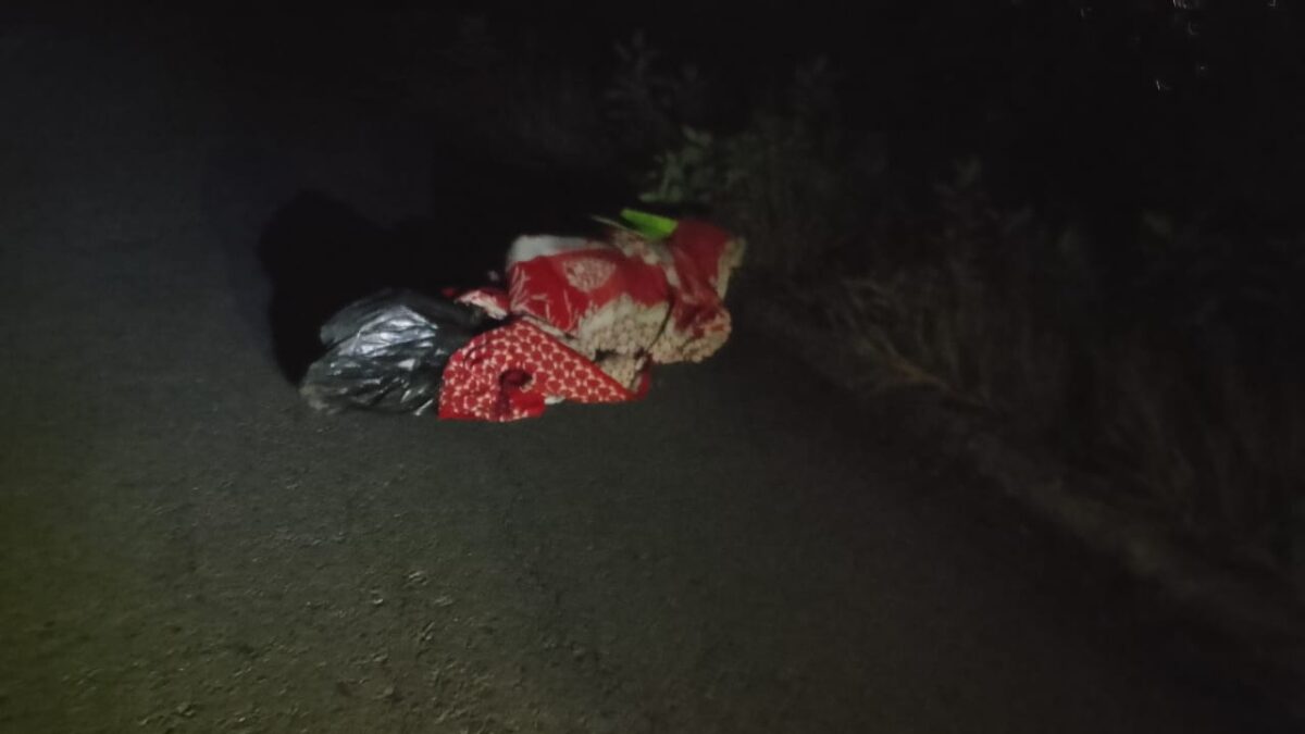 Localizan cuerpo encobijad0 en camino a Palo Verde