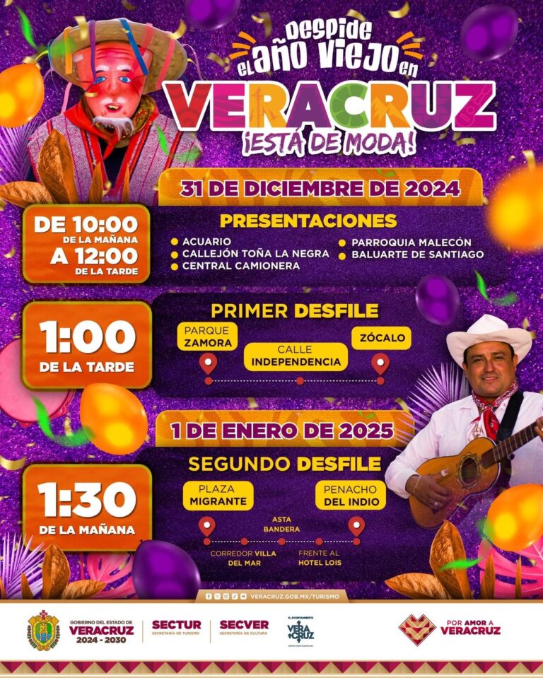 Gran despliegue de seguridad para las festividades de fin de año en el puerto de Veracruz