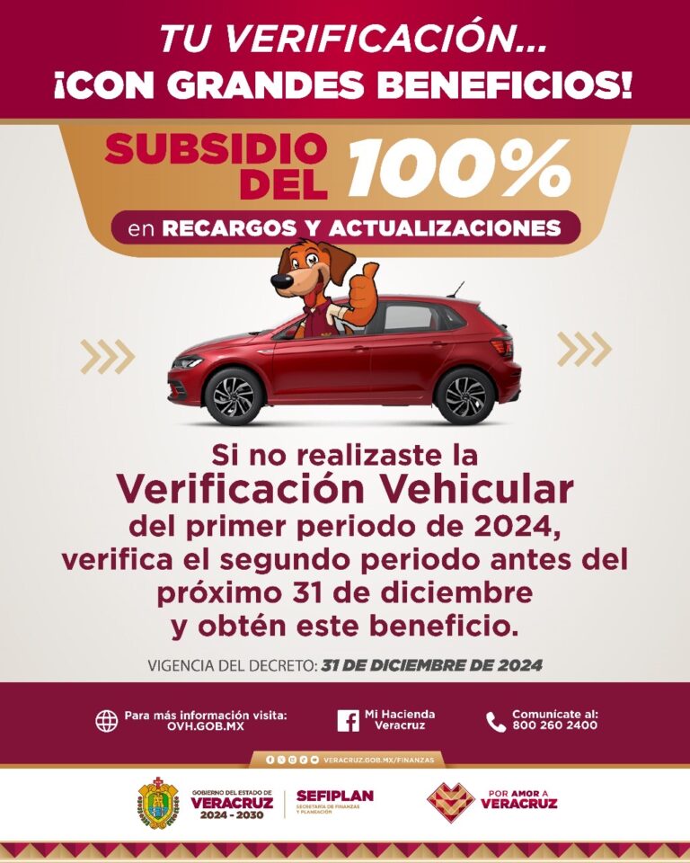 Regulariza tu unidad sin multas ni recargos en verificaciones, tienes hasta el 31 de diciembre: Sefiplan